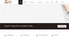 Desktop Screenshot of coppertubing.co.za
