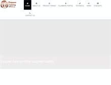 Tablet Screenshot of coppertubing.co.za